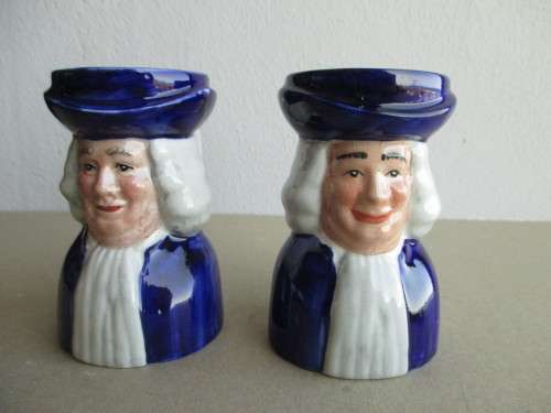 Set of Quaker Oats CHARACTER MUG JUG Woods and Son Pottery Ralph Enoch 9cm tall