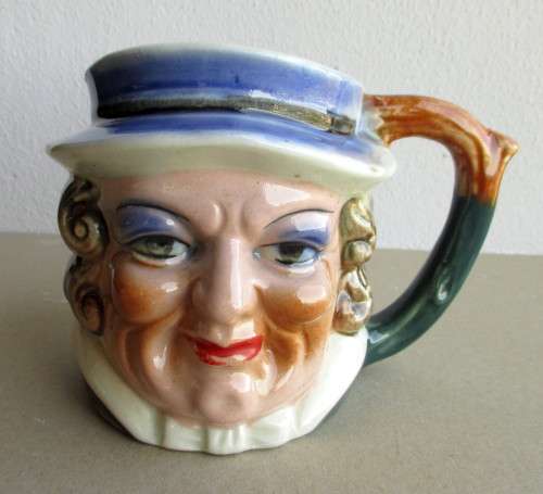 Vintage Porcelain Character Mug. Unused Condition.  12 cm high.
