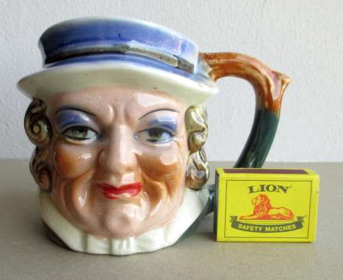 Vintage Porcelain Character Mug. Unused Condition.  12 cm high.