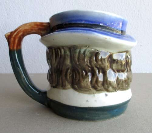 Vintage Porcelain Character Mug. Unused Condition.  12 cm high.