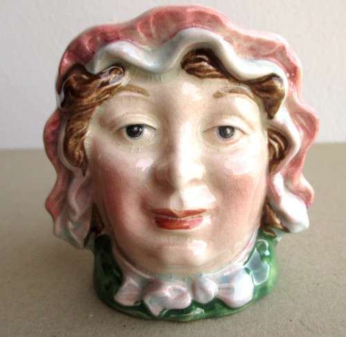 BESWICK CHARACTER SUGAR BOWL CHARLES DICKEN`S `MRS VARDEN` NUMBER 1205. 80mm high.