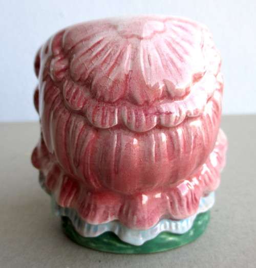 BESWICK CHARACTER SUGAR BOWL CHARLES DICKEN`S `MRS VARDEN` NUMBER 1205. 80mm high.