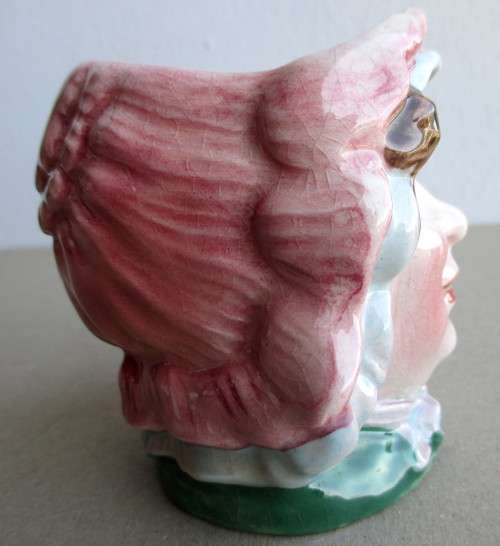 BESWICK CHARACTER SUGAR BOWL CHARLES DICKEN`S `MRS VARDEN` NUMBER 1205. 80mm high.