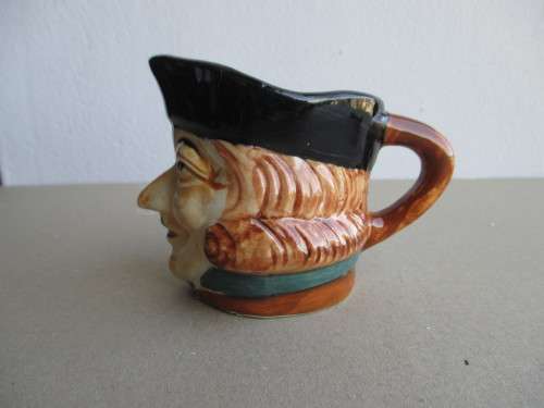 Vintage Handpainted Character Mug. 80mm high.