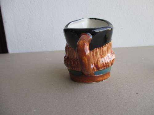 Vintage Handpainted Character Mug. 80mm high.