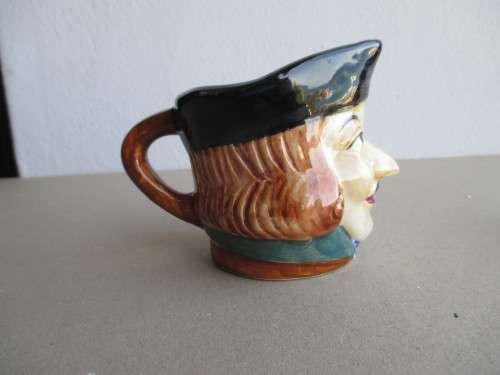 Vintage Handpainted Character Mug. 80mm high.