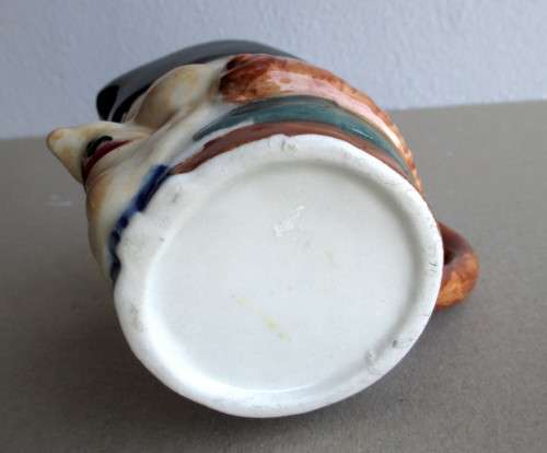 Vintage Handpainted Character Mug. 80mm high.