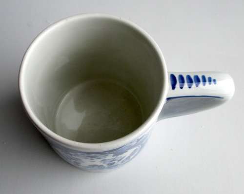 Vintage Delfts Blauw Hand Painted Beer Mug. 115mm high. Spotless