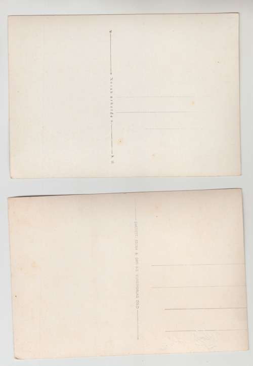 Two Vintage Black and White Photo Postcards, Norway . Unused.