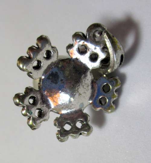Vintage Marcasite and faux pearl Pendant. Lovely item.