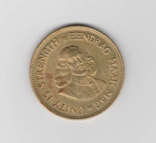 1961 FULL GROUND COVER RSA ONE CENT. MINT BY H F VERWOERD, LETTER. UNC. ONLY 20 KNOWN.