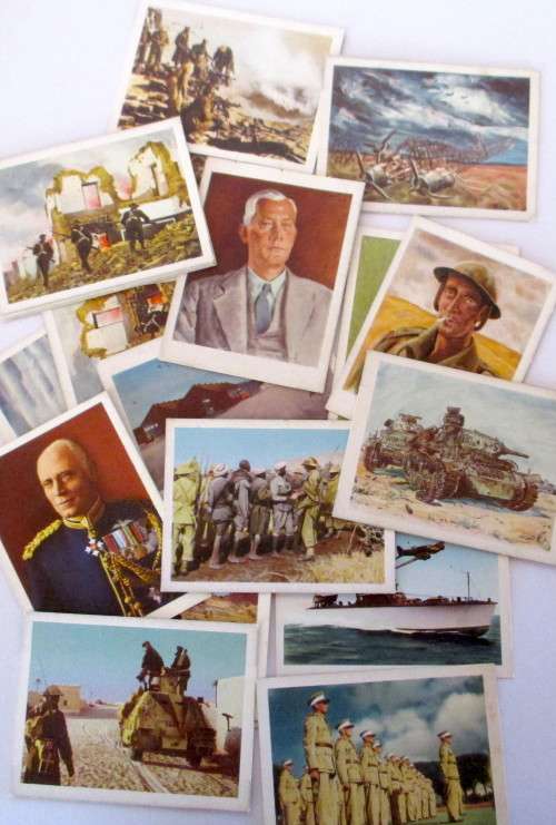 Vintage-Collectable-1xCigarette/Tobacco Card-Pictures of South Africa`s War Effort. 21 Cards.