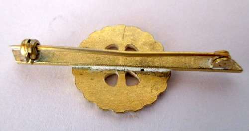 VINTAGE GOLD COLOR ROTARY ANN WORCESTER PIN. 40MM.