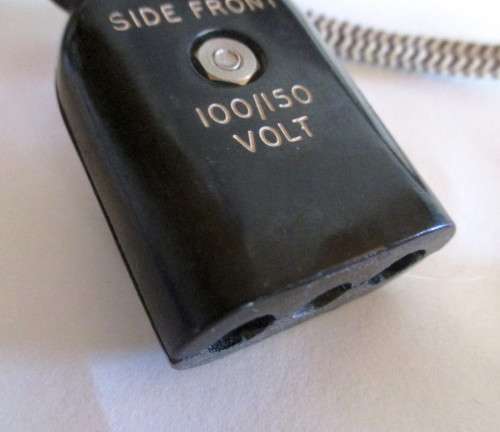 Vintage Electrical cord with light connection.