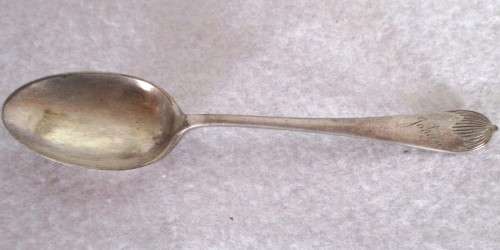 Hallmark Silver Baby Spoon. William Gallimore & Sons Sheffield 1905. Engraved Johan. In box. 23.8g.
