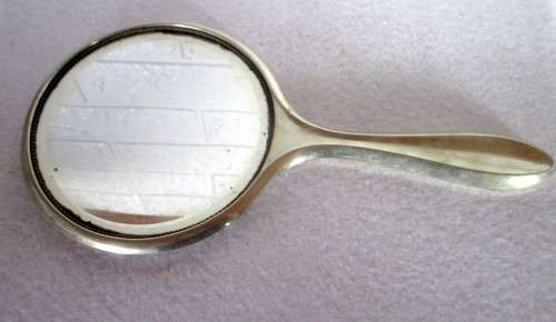 Large Vintage EPNS Hand Held Mirror. As per Photo. 280mm long.