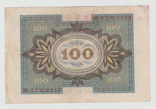GERMANY BANKNOTE 100 mark , 1920 year
