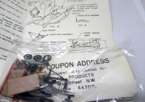 Jordan Products Highway Miniatures HO Model Kit #C-216 1925 Ford Panel Truck