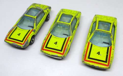 3 x Yatming Vintage 1967 Lamborghini Marzal Bertone Concept Car Diecast Model 1:64