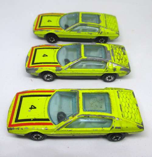 3 x Yatming Vintage 1967 Lamborghini Marzal Bertone Concept Car Diecast Model 1:64