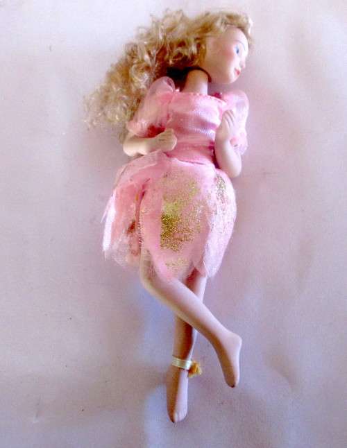 Vintage Full Body Porcelain Doll. Delicate. 20cm long.