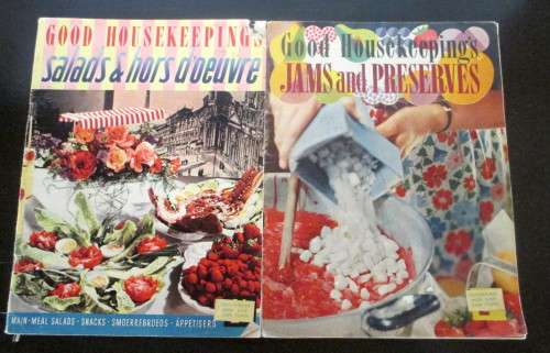 Vintage Good Housekeeping Recipe Magazines. 1858/9.  As per photo.