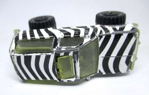 1987 Matchbox Ford Bronco II Zebra Striped Diecast 1:57 Scale