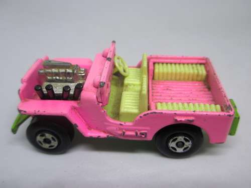 1971 Matchbox Lesney Superfast No 2 Jeep Hot Rod Pink England