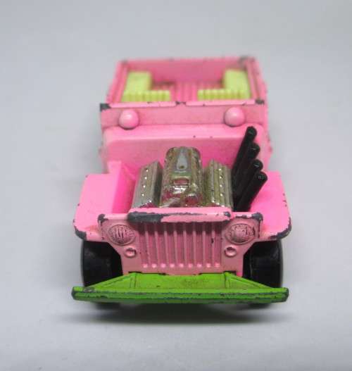 1971 Matchbox Lesney Superfast No 2 Jeep Hot Rod Pink England