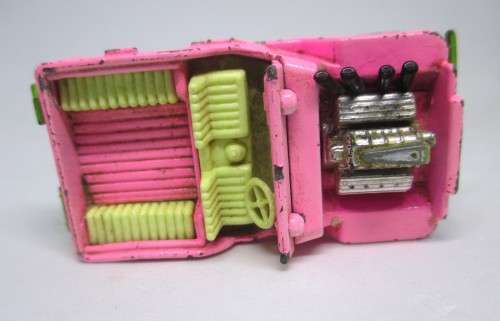 1971 Matchbox Lesney Superfast No 2 Jeep Hot Rod Pink England