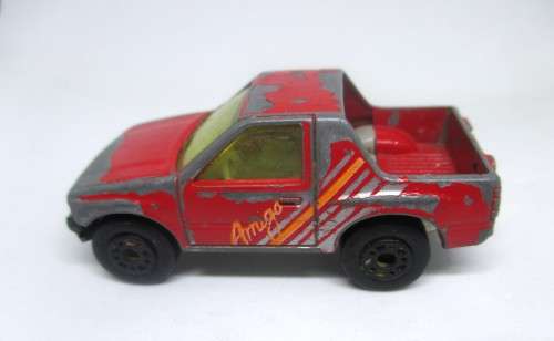Matchbox 1991 Red Isuzu Amigo, Made in Thailand. As per Photo.