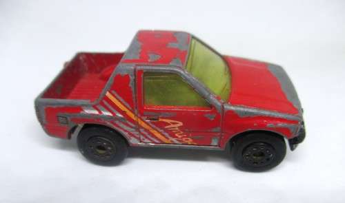 Matchbox 1991 Red Isuzu Amigo, Made in Thailand. As per Photo.