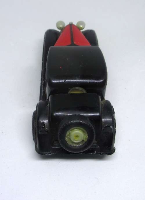 1930 Bugatti Toy Car - T50 Black Red with working doors rubber tires 1/43 scale