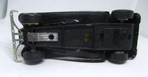 1930 Bugatti Toy Car - T50 Black Red with working doors rubber tires 1/43 scale