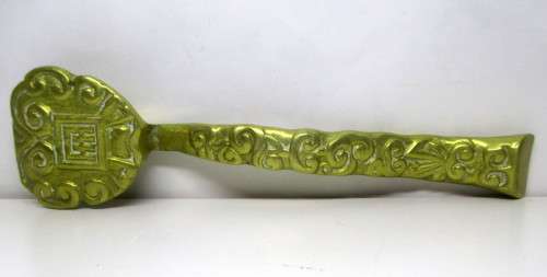 Vintage Brass Ambassador Taipei Hotel Bronze Wax Stamp?/Paper Weight. 16cm long