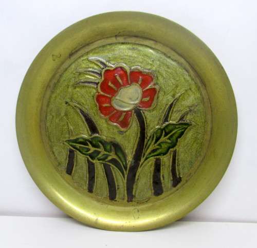 Vintage Soft Enamel Pin or Ring Dish. 110mm diameter. Lovely decor item.