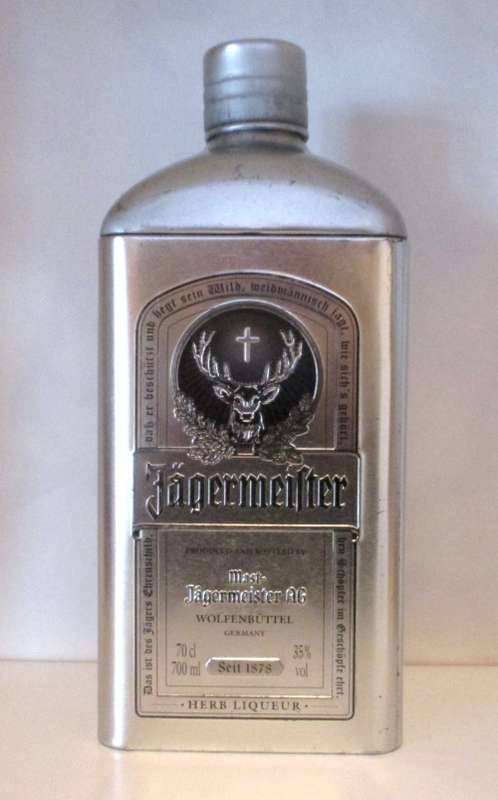 Jagermeister Limited Edition Collection Tin Can. 230mm high. Bar Decor.