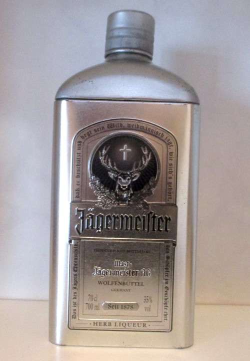 Jagermeister Limited Edition Collection Tin Can. 230mm high. Bar Decor.