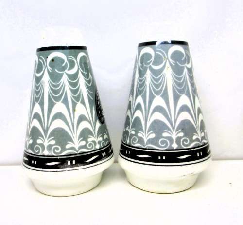 Vintage Salt and Pepper Shakers from Greece. Great Collectibles.  90mm high.