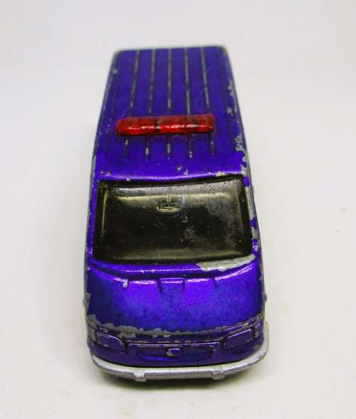 Mattel 1995 Ford Transit Van Paramedic Unit Purple/Yellow 1:63 Scale