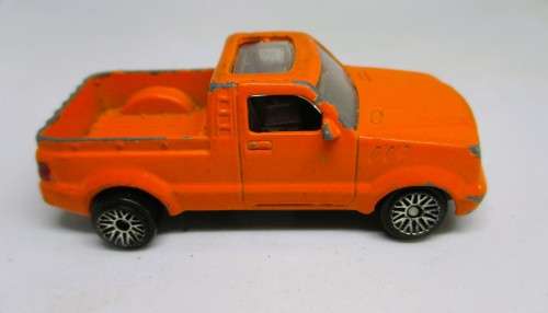 Motor Max 6073 Truck A Orange Pickup Truck With Sunroof. 1:64.