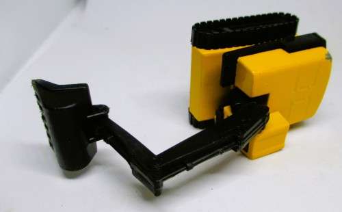 Majorette Pelle Mecanique Excavator Yellow No. 242 Die Cast Construction Equipment 1/100 Scale