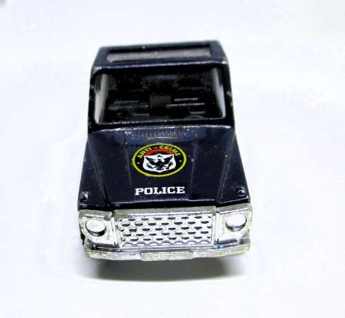Vintage Die Cast Police Truck.  Realtoy car Made in China, 1/64