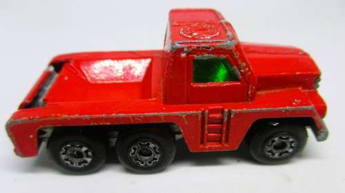 1976 Matchbox Lesney Superfast 19 Cement Truck Red 1:75 Scale Diecast. No Cement Drum.