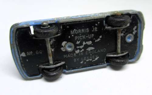VINTAGE MATCHBOX LESNEY MORRIS J2 PICK UP NO 60 CAR VAN BUILDER SUPPLY COMPANY
