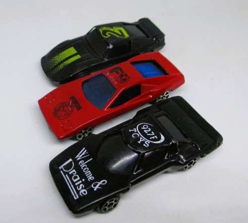 3 X Model Cars, Made in China,