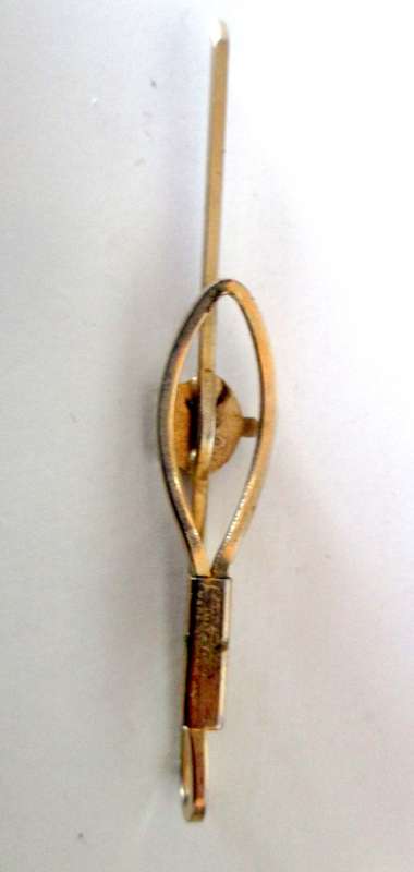 Vintage British Military Tie Pin with enamel Crown. 60mm
