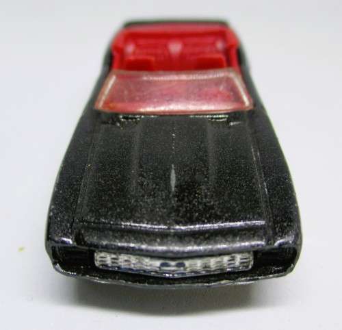 2006 `69 Camaro Hot Wheels Black Red Interior Convertible Chevy Malaysia Diecast