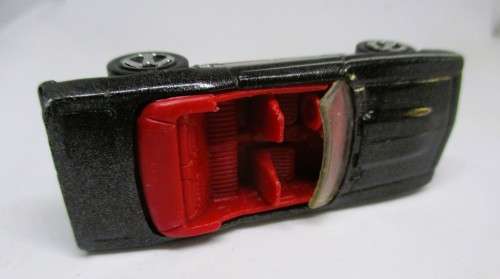 2006 `69 Camaro Hot Wheels Black Red Interior Convertible Chevy Malaysia Diecast