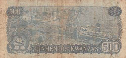 ANGOLA 500 KWANZAS 1976